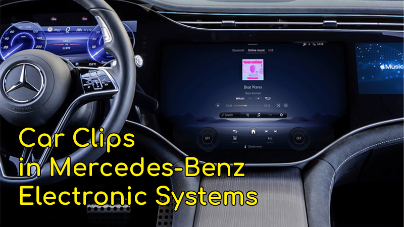 Elemente de fixare în sistemele electronice automate Mercedes-Benz
