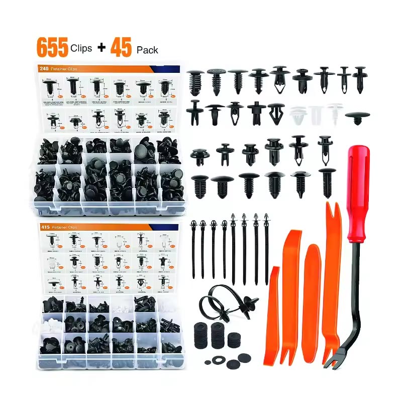 Set de agrafe din plastic Seturi de cleme pentru nituri